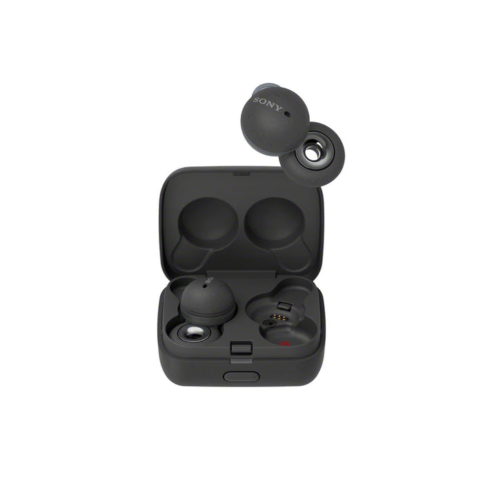 Sony WF-L900 | Écouteurs intra-auriculaires - LinkBuds - 100% Sans fil - Bluetooth - Microphone - Contrôle adaptatif - Jusqu'à 17,5 heures d'autonomie - Gris