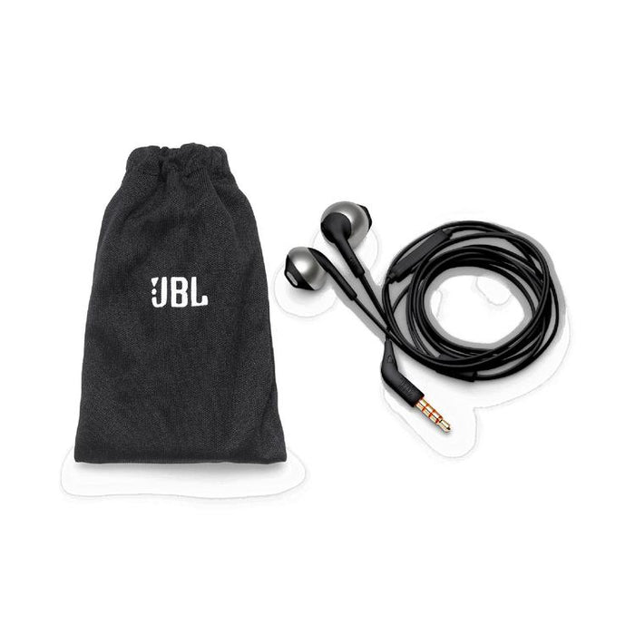 JBL Tune 205 | Écouteurs filaire intra-auriculaires - JBL Pure Bass - Microphone - Noir-SONXPLUS.com
