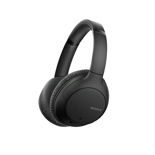 Sony WH-CH710N | Around-ear headphones - Wireless - Bluetooth - NFC - Microphone - Black - Side view | Sonxplus 