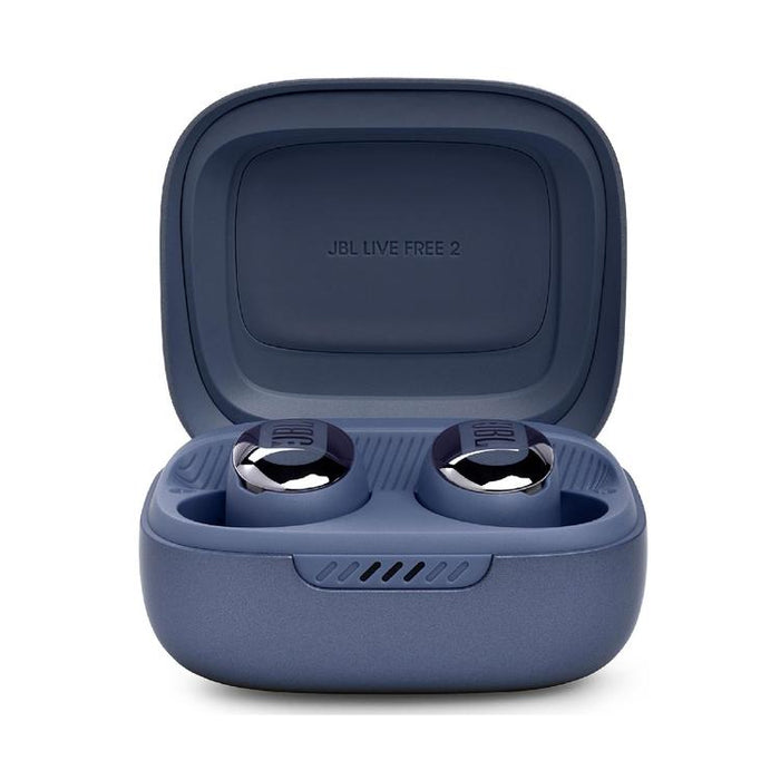 JBL Live Free 2 | Écouteurs intra-auriculaires - 100% Sans fil - Bluetooth - Smart Ambient - Microphones - Bleu-SONXPLUS.com