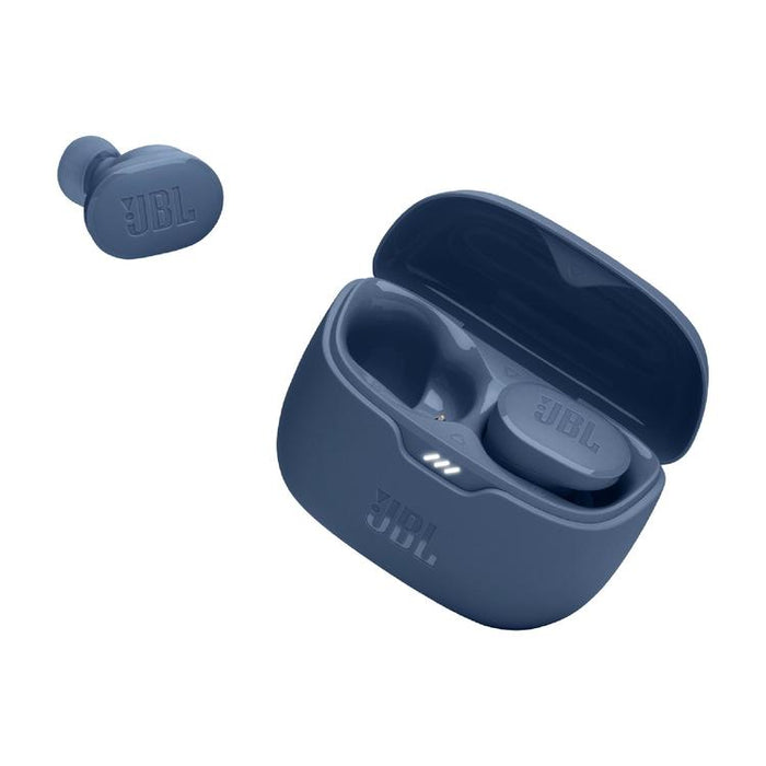 JBL Tune Buds | Écouteurs intra-auriculaires - 100% Sans fil - Bluetooth - Réduction de bruit - 4 microphones - Bleu-SONXPLUS.com
