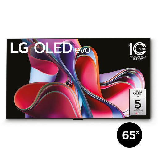 LG OLED65G3PUA | 65" 4K OLED Evo Smart TV - Gallery Edition - G3 Series - HDR Cinema - IA a9 Gen.6 4K Processor - Black-SONXPLUS.com