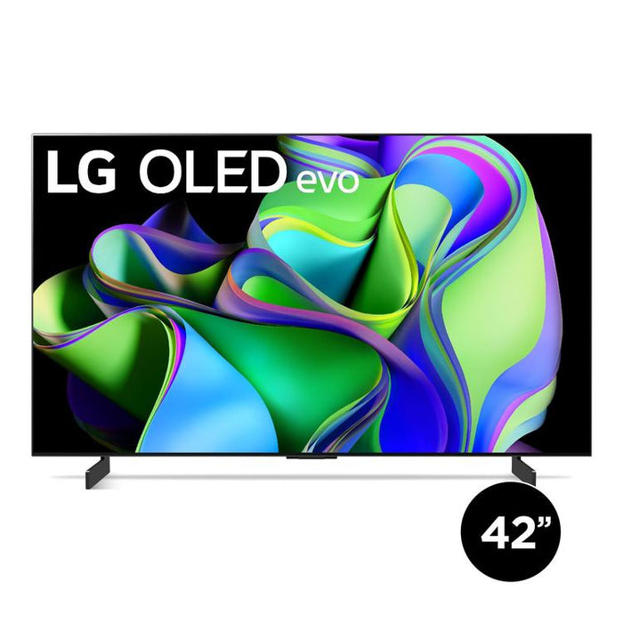 LG OLED42C3PUA | Téléviseur intelligent 42" OLED evo 4K - Série C3 - HDR - Processeur IA a9 Gen6 4K - Noir-SONXPLUS.com