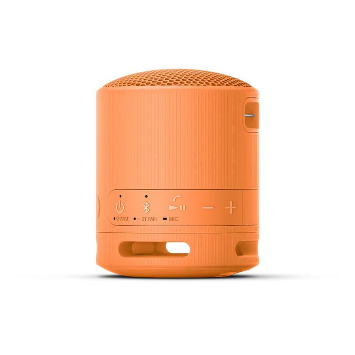Sony SRS-XB100 | Haut-parleur portatif - Sans fil - Bluetooth - IP67 - Orange-SONXPLUS.com