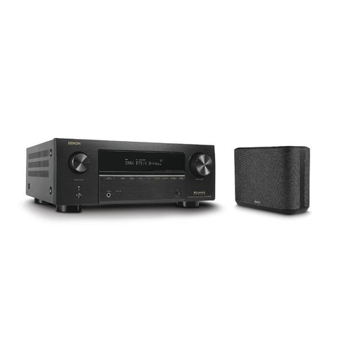 Denon AVRX3800H & HOME250 | 9-channel AV receiver and wireless speaker - Home theater - Auro 3D - 8K - HEOS - Black-SONXPLUS.com