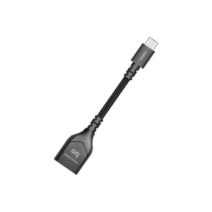 Audioquest DragonTail | Câble USB mâle à femelle - USB 0,112m - Noir-Sonxplus.com