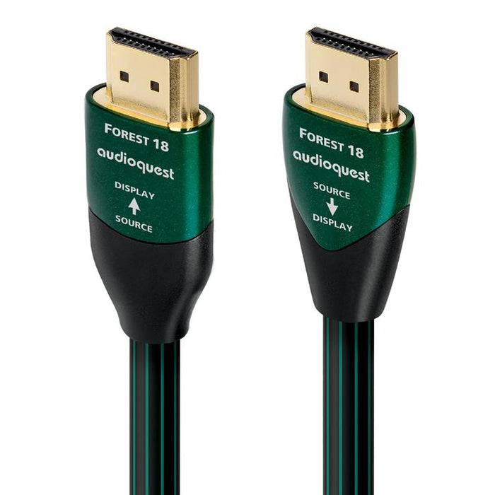 Audioquest Forest | Câble HDMI actif - Transfert jusqu'à 8K Ultra HD - HDR - eARC - 18 Gbps - 12.5 Mètres-SONXPLUS.com