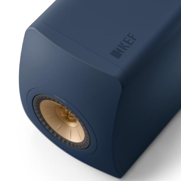 KEF LS50 META | Haut-parleurs HiFi Uni-Q 12e génération - Bass reflex 2 voies - Technologhie d'absorption Metamaterial - Bleu Royal - Paire-SONXPLUS.com
