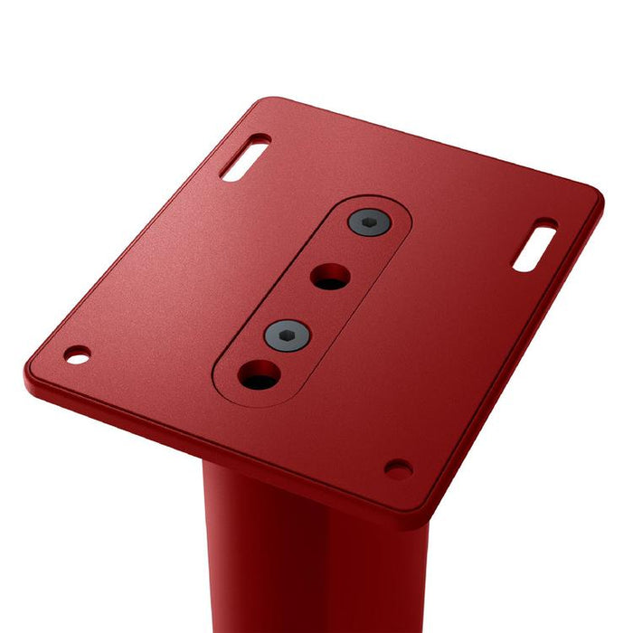 KEF S2 | Supports Haut-parleurs de plancher - Rouge Crimson - Paire-SONXPLUS.com