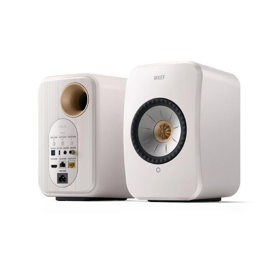 KEF LSX II | Haut-parleurs HiFi Sans fil - Compacte et versatile - Blanc Minérale - Paire-SONXPLUS.com