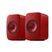 KEF LSX II | Haut-parleurs HiFi Sans fil - Compacte et versatile - Rouge Lave - Paire-SONXPLUS.com