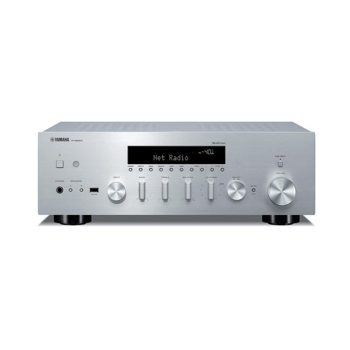 Yamaha R-N600A | Récepteur réseau/stéréo - MusicCast - Bluetooth - Wi-Fi - AirPlay 2 - Argent-SONXPLUS.com