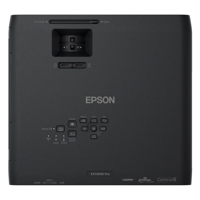 Epson EX11000 | Projecteur laser - 3LCD FHD 1080p - 4600 Lumens - Sans fil - Noir-SONXPLUS.com