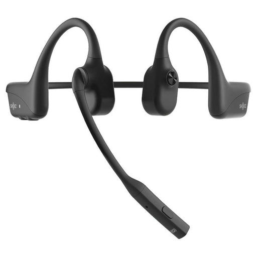 SHOKZ OpenComm2 | Écouteurs à conduction osseuse - Bluetooth - Microphone - Noir-SONXPLUS.com